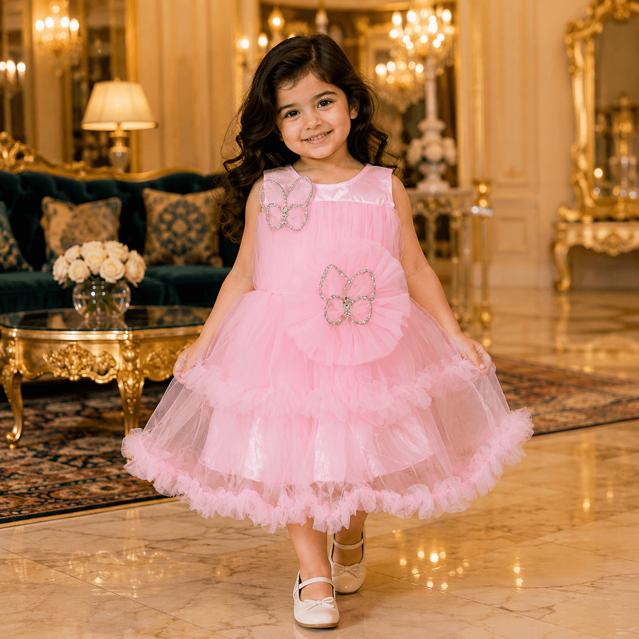Toddler Girl Birthday Gown – Elegant Party Wear