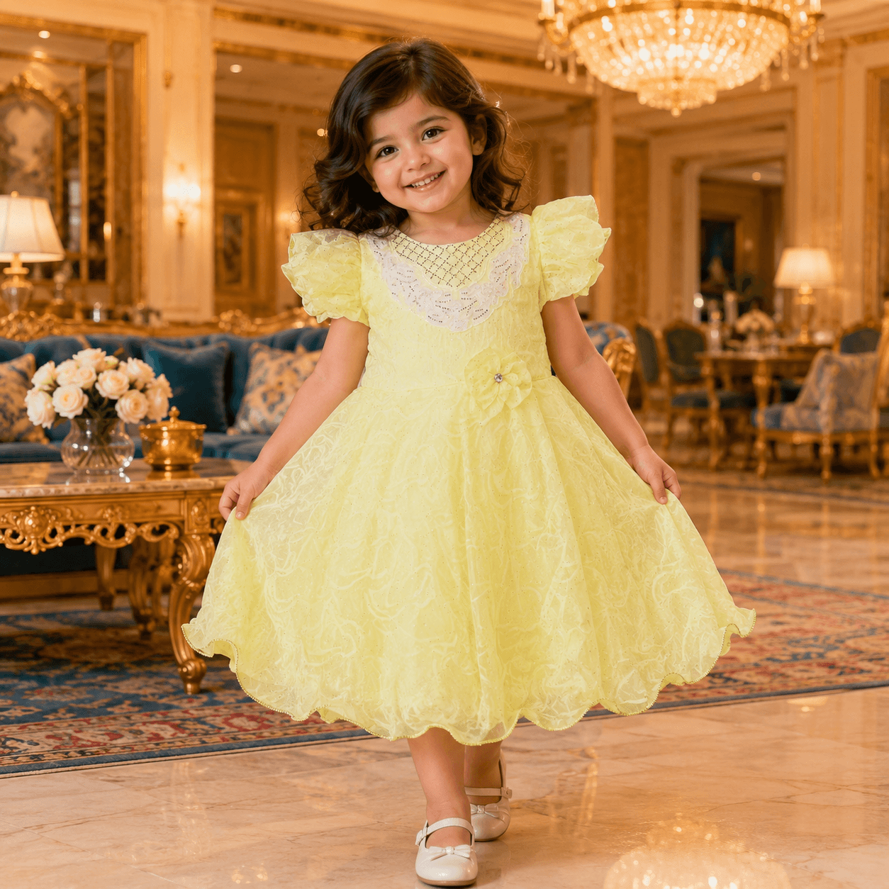 Girls Princess Dress – Elegant Tulle Party Gown