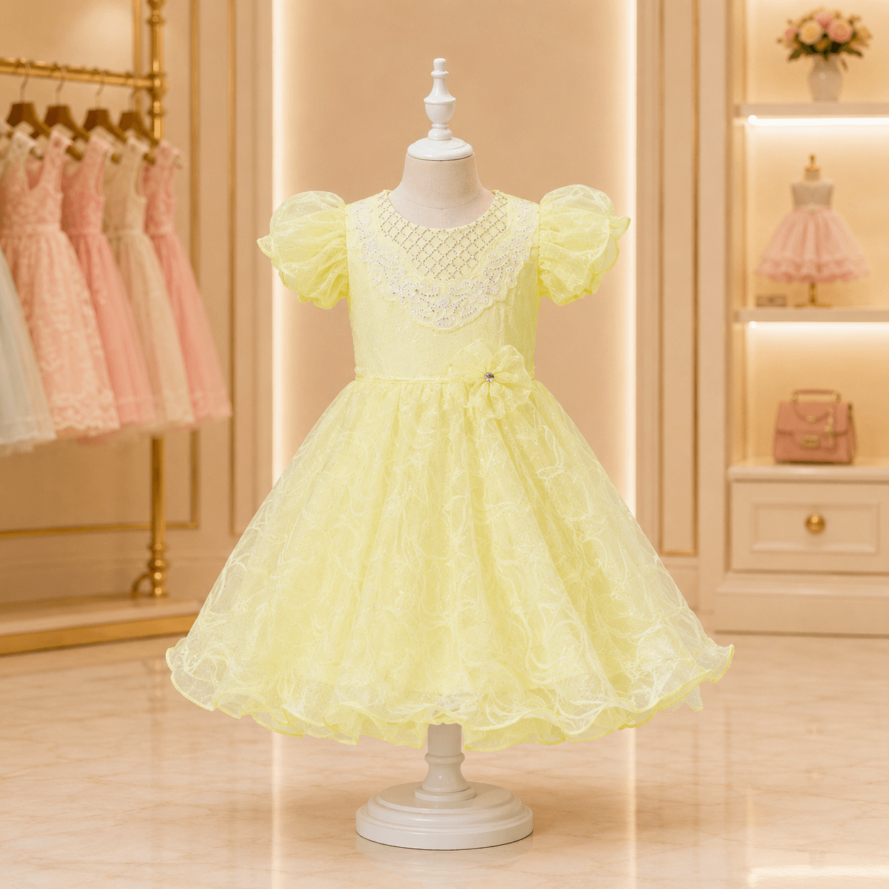 Girls Princess Dress – Elegant Tulle Party Gown - Image 2