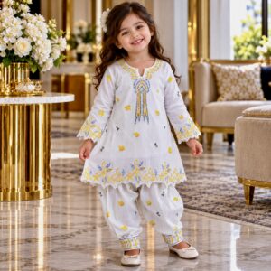 Premium Elegant Embroidered Dress Set