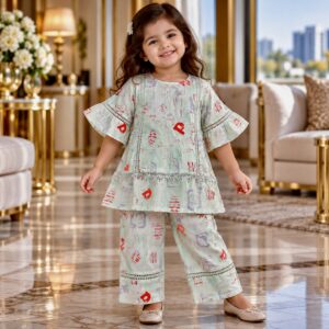 Premium Stylish Little Girls Two-Piece